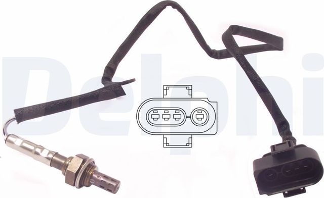 Лямбда-зонд (кислородный датчик) Delphi для Mazda Xedos 9 I 1998-2000. Артикул ES10967-12B1