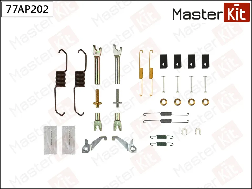 Комплект установочный барабанных колодок (Master KIT). Артикул 77AP202