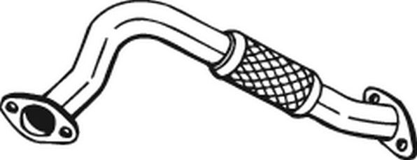 Глушитель (труба соединительная приемная) Bosal передний для Ford Transit Connect I 2002-2013. Артикул 713-215