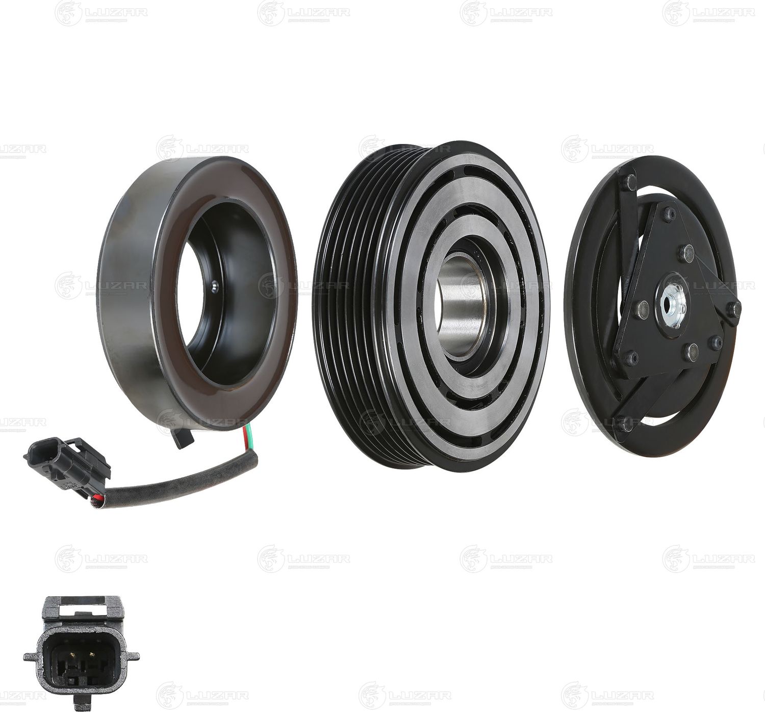 Муфта компрессора кондиционера Luzar. Артикул LMAC 1402