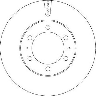 Тормозной диск TRW. Артикул DF7827S