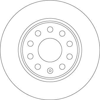 Тормозной диск TRW. Артикул DF6952