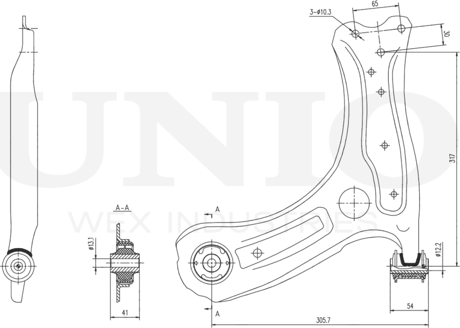 Рычаг подвески (Unio). Артикул SSP-40074