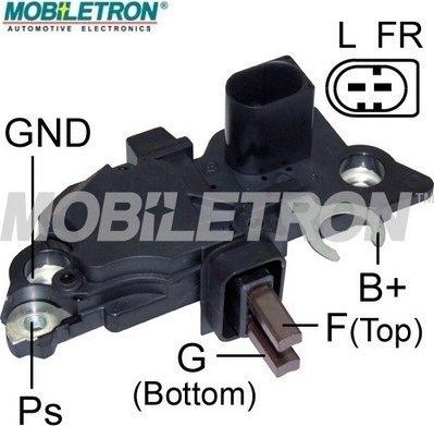 Реле-регулятор напряжения генератора Mobiletron. Артикул VR-B296
