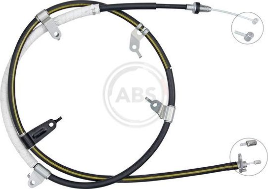 Трос ручника (тросик ручного тормоза) ABS. Артикул K10173