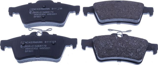 Тормозные колодки Denckermann задние для Opel Vectra C 2002-2008. Артикул B111338