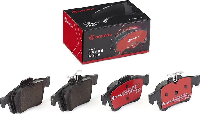 Тормозные колодки Brembo XTRA задние для Ford Focus III 2010-2019. Артикул P 24 148X
