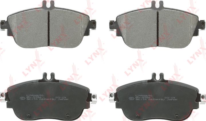 Тормозные колодки LYNXauto. Артикул BD-5356