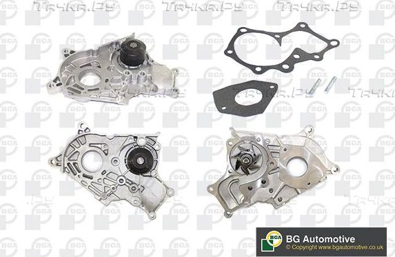 Помпа (водяной насос) BGA для Toyota Corolla Verso I 2004-2005. Артикул CP3394