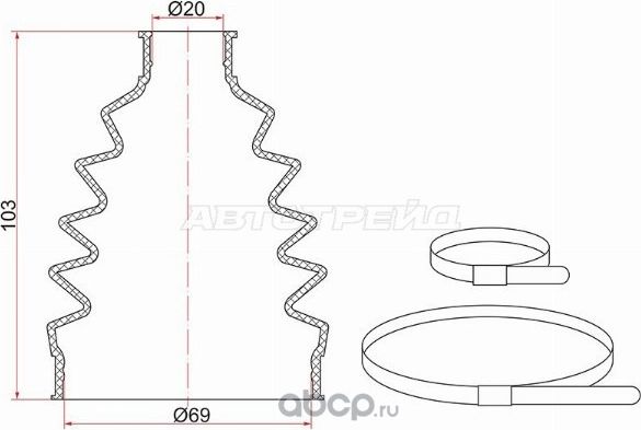 ПЫЛЬHИKШPУCHAPУЖHЫЙCHEVROLETAVEO12ABS0208CMAЗKA2XO (SAT). Артикул C1608