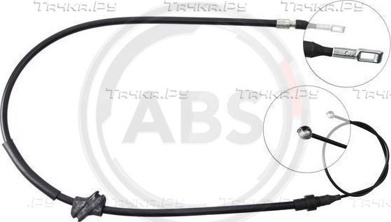 Трос ручника (тросик ручного тормоза) ABS. Артикул K13086