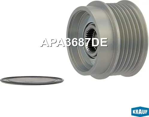 Шкив обгонный генератора (Krauf) Krauf. Артикул APA3687DE
