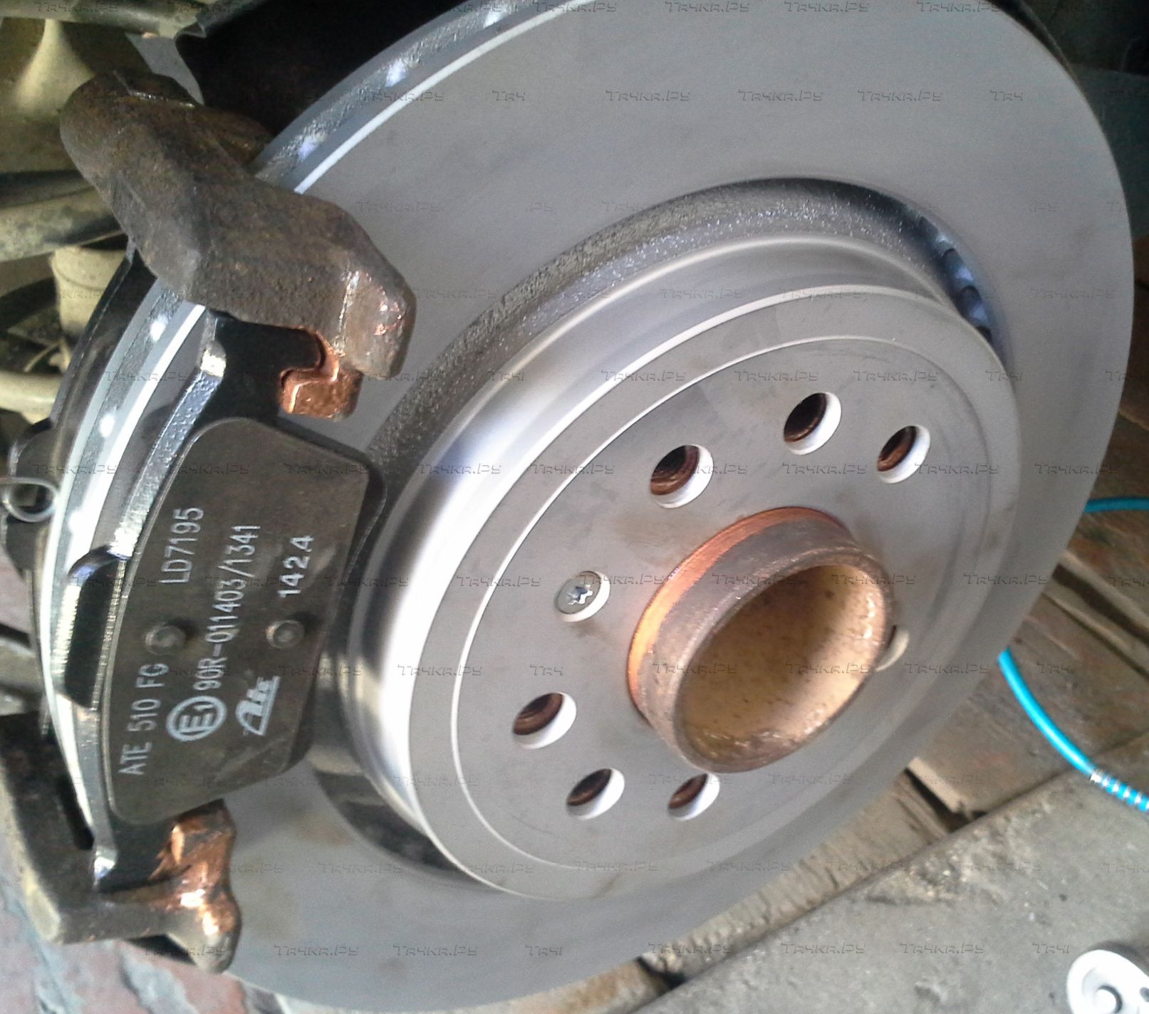 Тормозной диск ATE задний для Opel Vectra C 2002-2008. Артикул 24.0120-0173.1