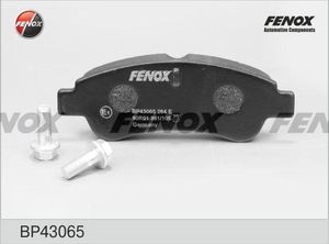 Тормозные колодки Fenox передние для Citroen C3 II 2009-2016. Артикул BP43065