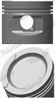 Поршневая група Nural для Audi Cabriolet 1993-1998. Артикул 87-501807-20