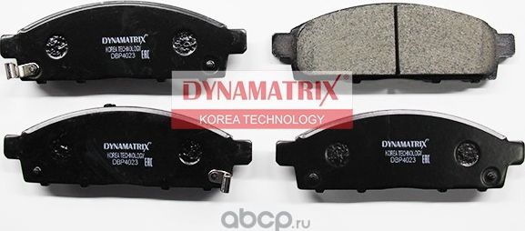 Колодки тормозные дисковые (Dynamatrix-Korea) Dynamatrix-Korea. Артикул DBP4023