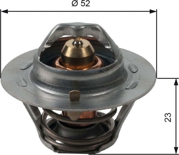Термостат Gates для Toyota Lite Ace IV 1992-1995. Артикул TH14088G1