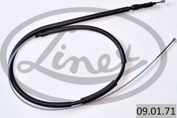 Трос ручника (тросик ручного тормоза) Linex. Артикул 09.01.71