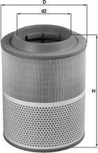 Воздушный фильтр Mahle. Артикул LX 1072