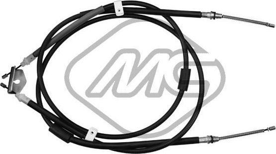 Трос ручника (тросик ручного тормоза) Metalcaucho правый для Ford KA I 2001-2008. Артикул 81854