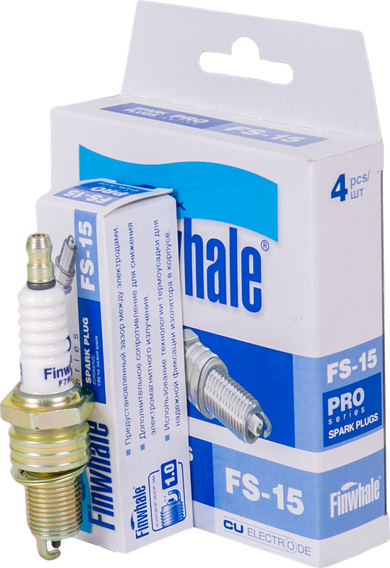 Свеча зажигания Finwhale для Mitsubishi Pajero I 1988-1990. Артикул FS15