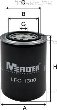 Фильтр охлаждающей жидкости MFilter для Volvo  FH II 2012-2026. Артикул L 1300C