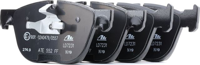 Тормозные колодки ATE Ceramic передние для BMW X6 II (F16) 2014-2019. Артикул 13.0470-7231.2