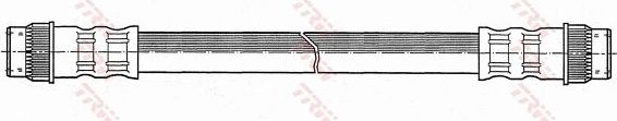 Тормозной шланг TRW задний правый/левый для Citroen Xsara Picasso 1999-2012. Артикул PHA358