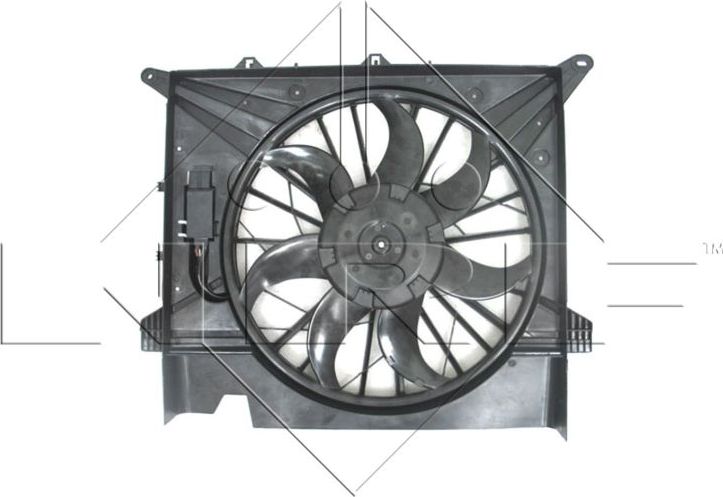 Вентилятор радиатора двигателя NRF. Артикул 47462