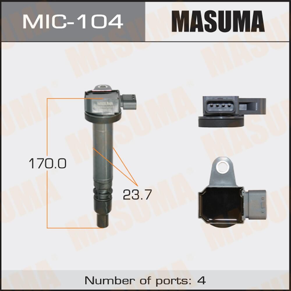 Катушка зажигания Masuma. Артикул MIC-104