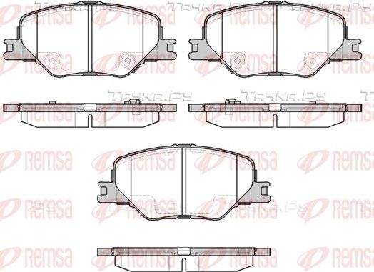 Тормозные колодки Remsa передние для Opel Insignia II 2017-2026. Артикул 1795.02