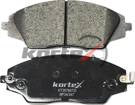 Колодки передние Chevrolet Aveo (T300) Cobalt (Kortex). Артикул KT3579STD