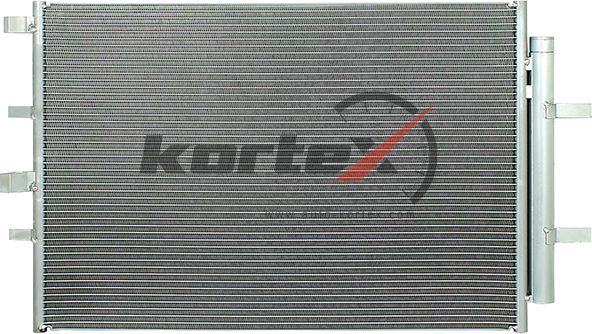 Радиатор кондиционера с ресивером Ford Transit (13-) 2.2TDCi (LRAC 1087) (Kortex). Артикул KRD2153