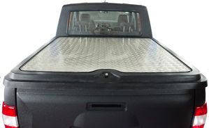 Крышка кузова АВС-Дизайн для УАЗ Pickup 2013-2025 с двойной кабиной. Черная. Артикул ABC.UAZ.HTC.10B