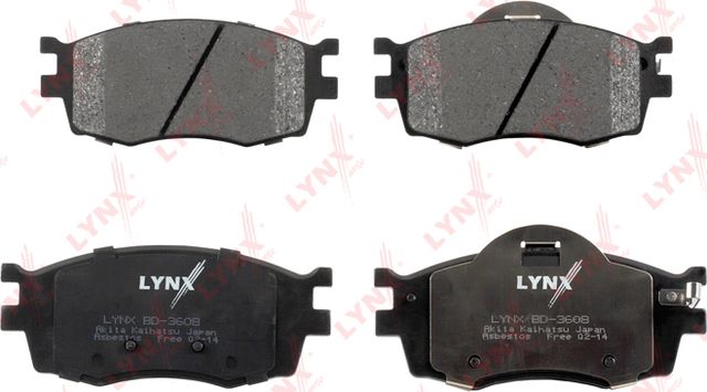 Тормозные колодки LYNXauto. Артикул BD-3608