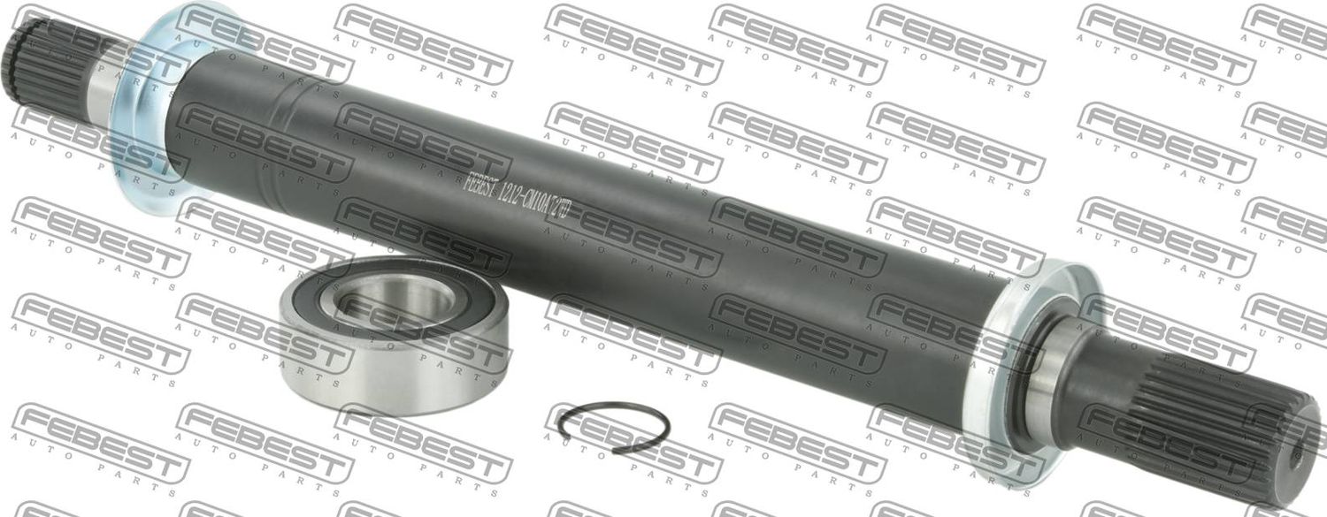 Полуось (привод в сборе, приводной вал) Febest. Артикул 1212-CM10AT2WD