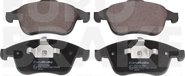 Тормозные колодки Eurobrake передние для Renault Laguna III 2007-2015. Артикул 5502223962
