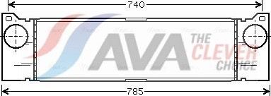 Интеркулер AVA для Mercedes-Benz Viano I (W639) 2003-2014. Артикул MSA4370