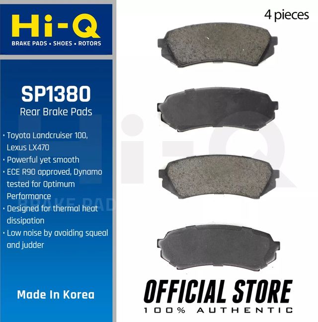 Тормозные колодки Sangsin Hi-Q. Артикул SP1380