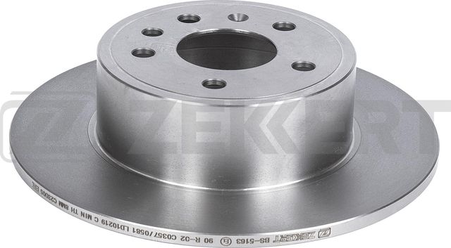 Тормозной диск Zekkert задний для Saab 900 II 1996-1998. Артикул BS-5163