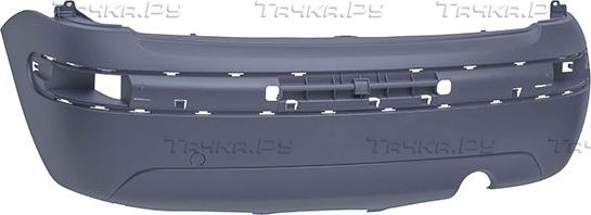 Бампер Phira задний для Citroen C3 I 2002-2010. Артикул C3-02300