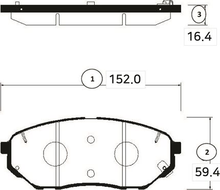 Тормозные колодки CTR. Артикул GK1351