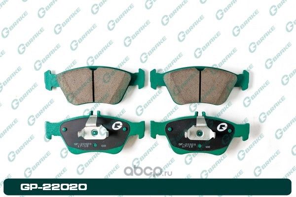 Колодки тормозные дисковые (G-Brake). Артикул GP22020