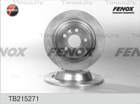 Тормозной диск Fenox задний для Ford Galaxy III 2015-2026. Артикул TB215271