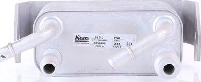 Радиатор масляный (маслоохладитель) для АКПП Nissens (алюминий). Артикул 91280