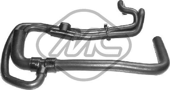 Патрубок радиатора (системы охлаждения) Metalcaucho. Артикул 08783