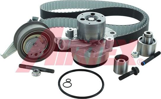 Помпа (водяной насос) с комплектом ремня ГРМ Airtex. Артикул WPK-197801