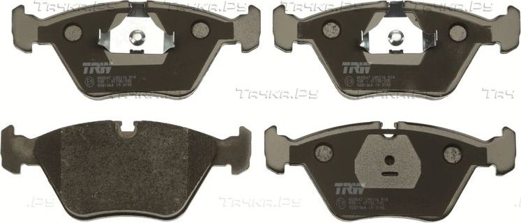 Тормозные колодки TRW COTEC передние для Jaguar XJ II (X308) 1997-2003. Артикул GDB1064