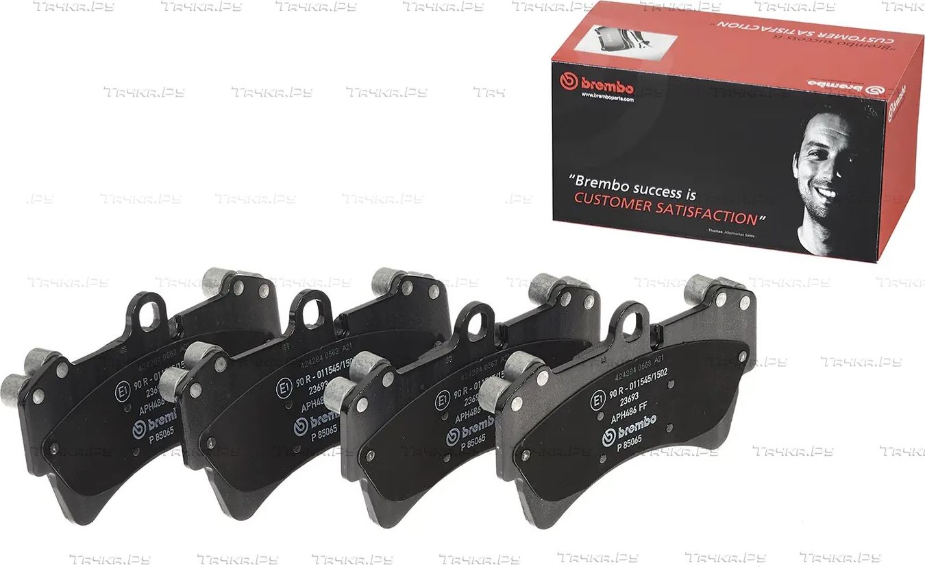 Тормозные колодки Brembo PRIME LINE передние для Audi Q7 I (4L) 2006-2015. Артикул P 85 065