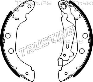 Тормозные колодки Trusting задние для Nissan Primera P11 1996-2002. Артикул 088.226